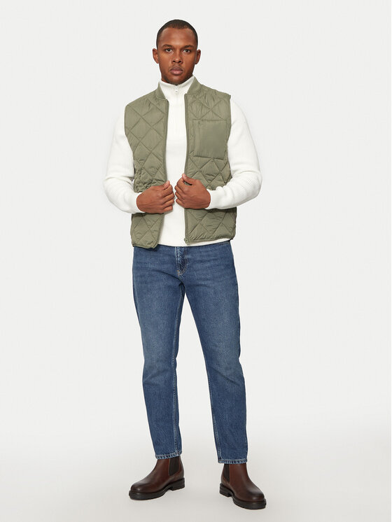 Jack & Jones Jack & Jones Prsluk Karl 12249375 Zelena Regular Fit