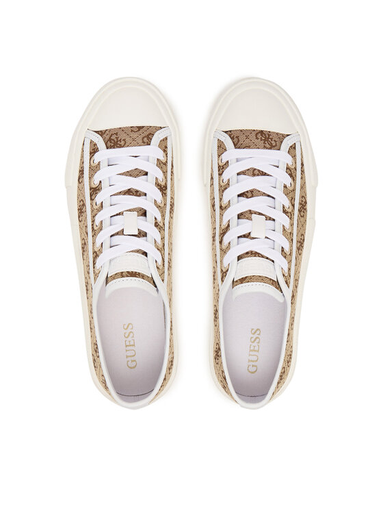 Guess Guess Sneakers aus Stoff FLJCR2 FAL12 Braun