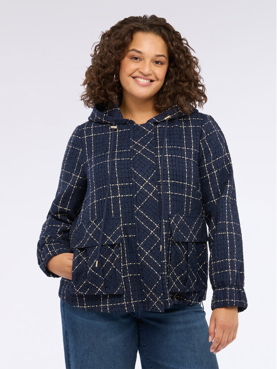 Fiorella Rubino Fiorella Rubino Płaszcz 8391T000339N0Z4 Niebieski A-Line Fit