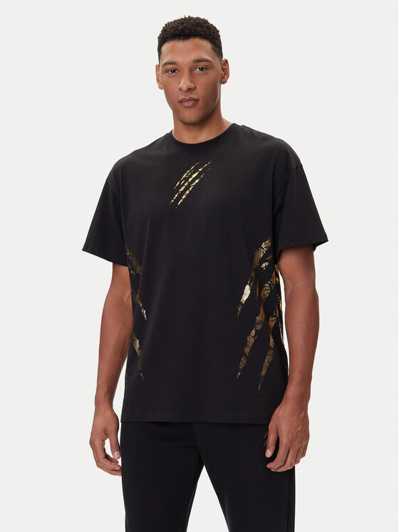 Plein Sport Plein Sport T-Shirt FAEC MTK8358 STE001N Schwarz Loose Fit