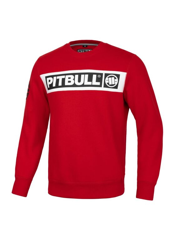 PITBULL PITBULL Bluza Sherwood Czerwony Regular Fit