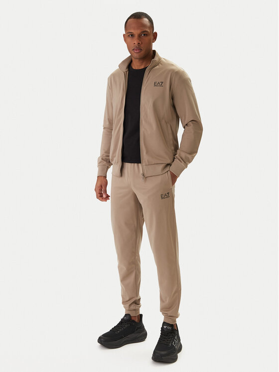 EA7 Emporio Armani EA7 Emporio Armani Спортивний костюм 8NPV65 PJHCZ Бежевий Regular Fit