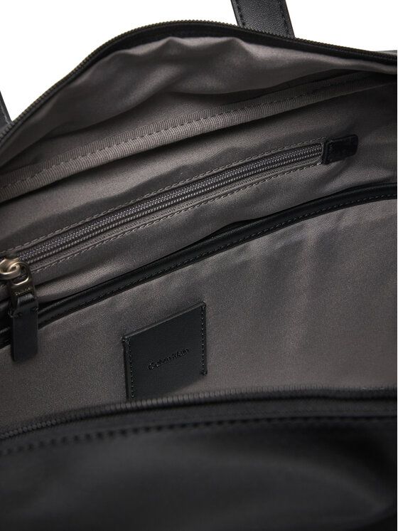 Calvin Klein Calvin Klein Чанта за лаптоп Sleek Large Commuter LV04D3144G Черен