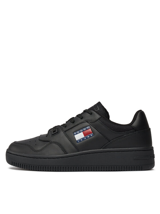 Tommy Jeans Tommy Jeans Sneakers Tjm Retro Basket Ess EM0EM01395 Negru