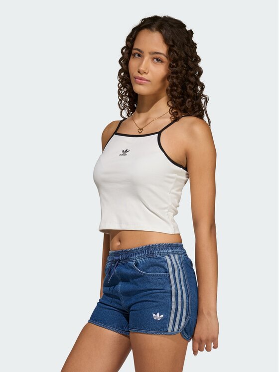 adidas adidas Tank top 159265 Biały Slim Fit