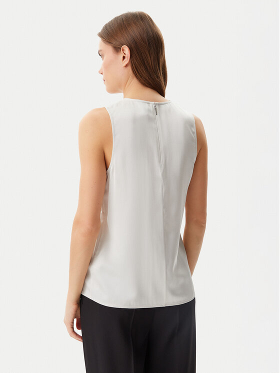 Calvin Klein Calvin Klein Top K20K208190 Szary Regular Fit