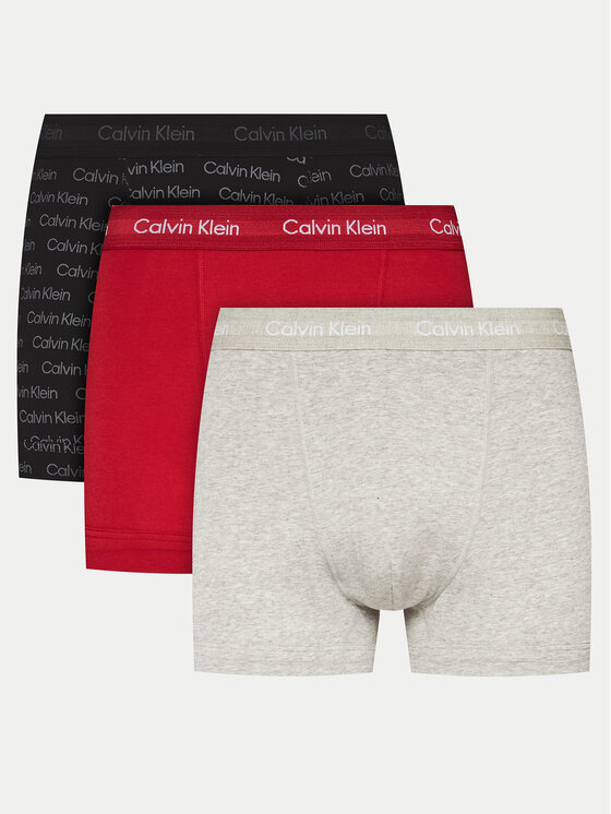 Calvin Klein Underwear Set Od 3 Para Bokserica 000NB3056A Šarena