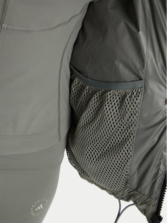 adidas by Stella McCartney adidas by Stella McCartney Зимно яке JX4339 Зелен Loose Fit