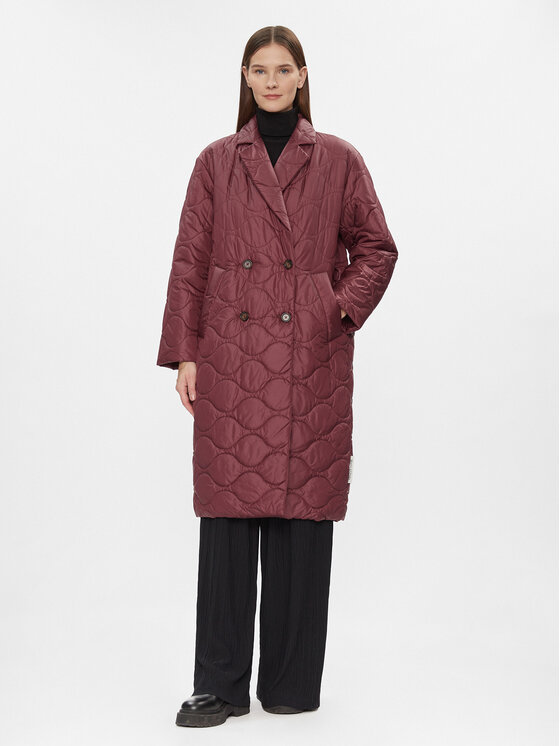 Marc O'Polo Marc O'Polo Zimski plašč 308 1045 71101 Bordo rdeča Regular Fit