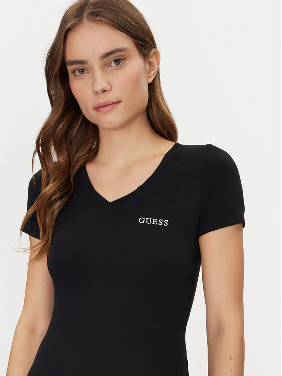 Guess Guess T-Shirt O5RI02 KBBU1 Schwarz Regular Fit