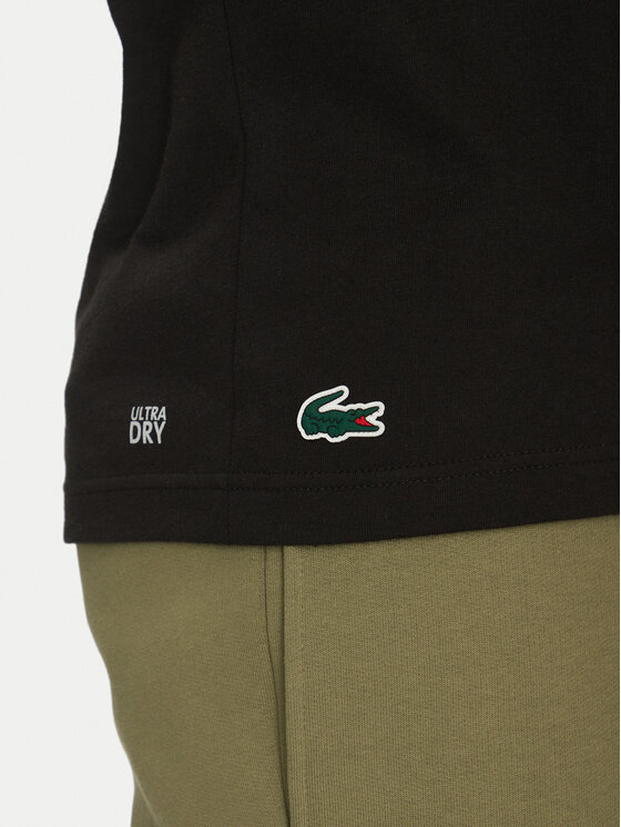 Lacoste Lacoste Футболка TH8917 Чорний Regular Fit