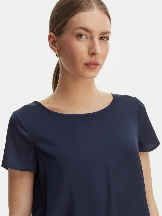 Rinascimento Rinascimento Bluzka CFC0127880003 Granatowy Regular Fit