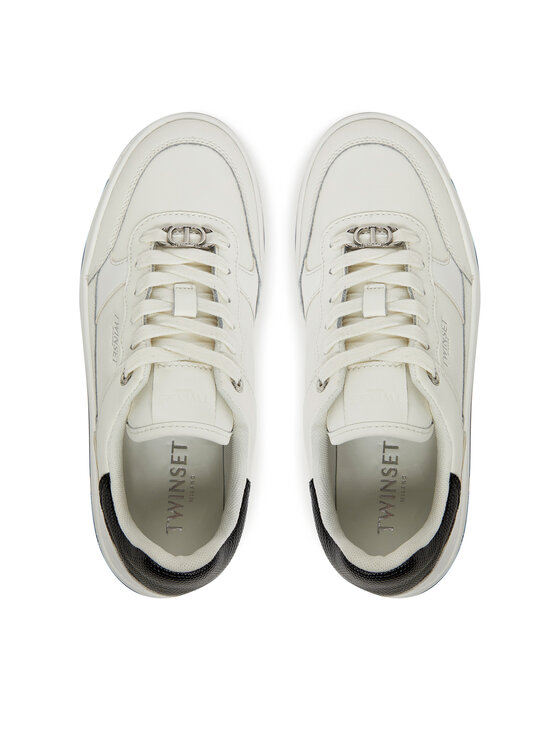 TWINSET TWINSET Sneakersy 251TCP014 Biały