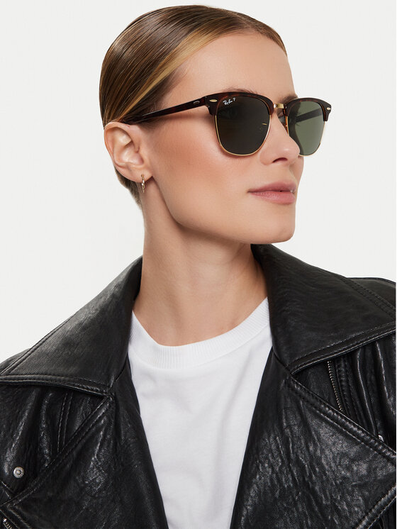 Ray-Ban Ray-Ban Сонцезахисні окуляри Clubmaster 0RB3016 990/58 Коричневий