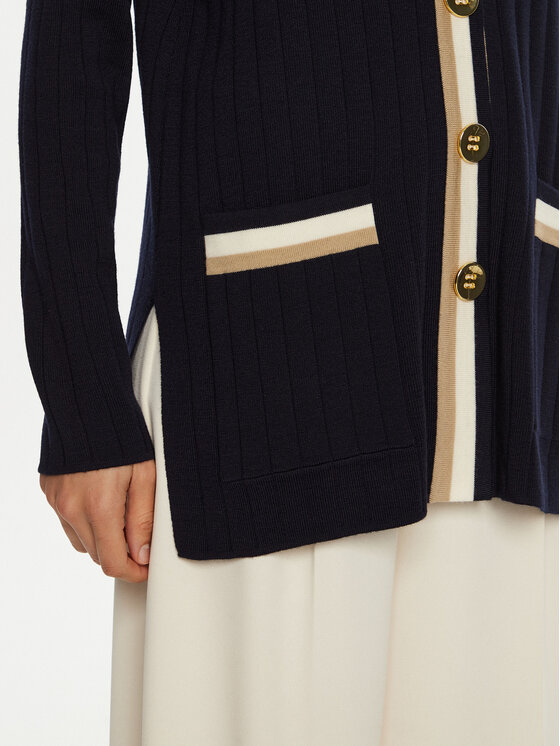 Luisa Spagnoli Luisa Spagnoli Cardigan Magistro 58593 Bleumarin Regular Fit