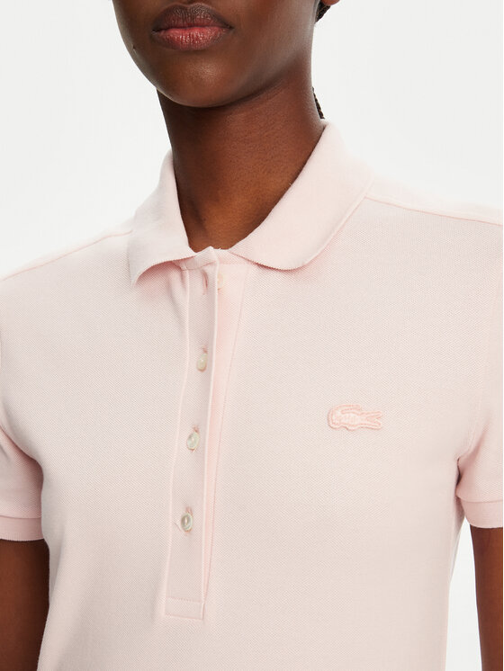 Lacoste Lacoste Haljina za svaki dan EF5473 Ružičasta Slim Fit