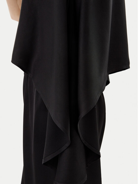 Eleh Eleh Blūze ESS250048 Melns Regular Fit