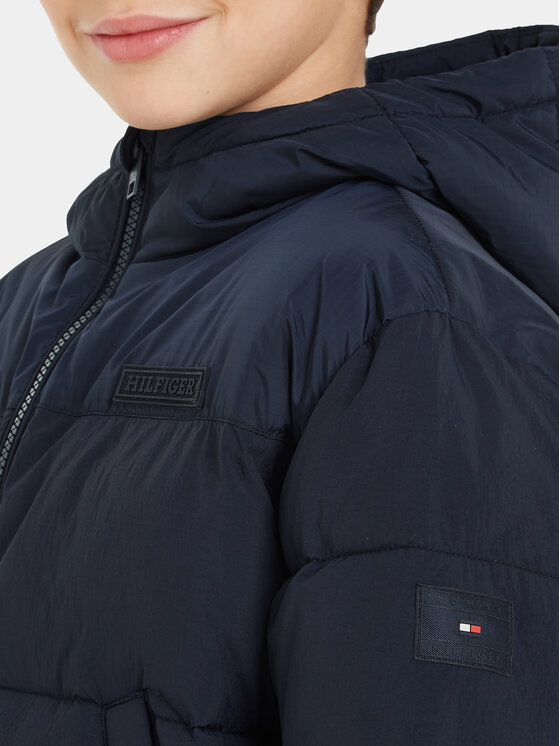 Tommy Hilfiger Tommy Hilfiger Zimska jakna New York KG0KG07551 Tamnoplava Relaxed Fit