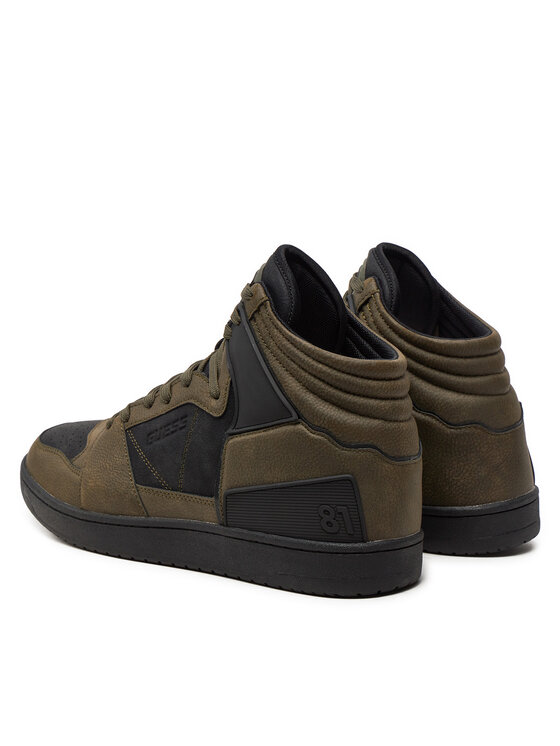 Guess Guess Sneakersy Sava Mid FMTSAM PEL12 Zielony