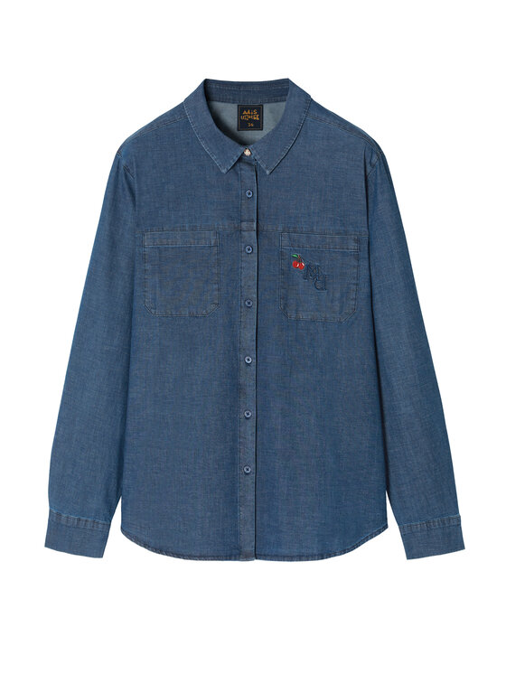 TATUUM TATUUM Koszula MISIA 1 Niebieski Loose Fit