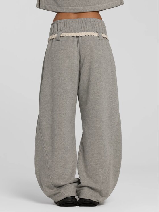 MANDRAGORA MANDRAGORA Pantaloni da donna Sento Grigio Standard Fit