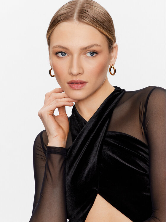 Undress Code Undress Code Боді Flawless 540 Чорний Slim Fit