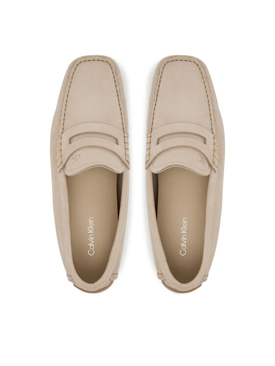Calvin Klein Calvin Klein Mokasyny Driver Penny Nu HM0HM01866 Beżowy