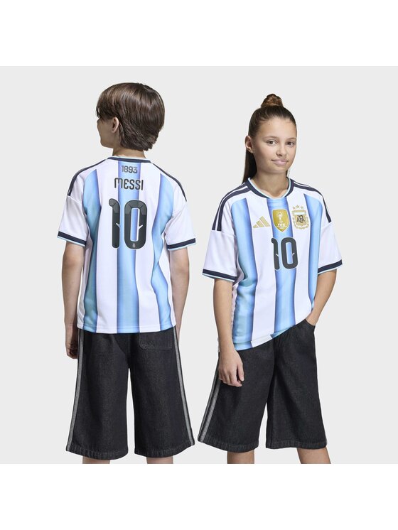 adidas adidas Koszulka techniczna Argentina 26 Home Messi Kids Jersey Biały Regular Fit