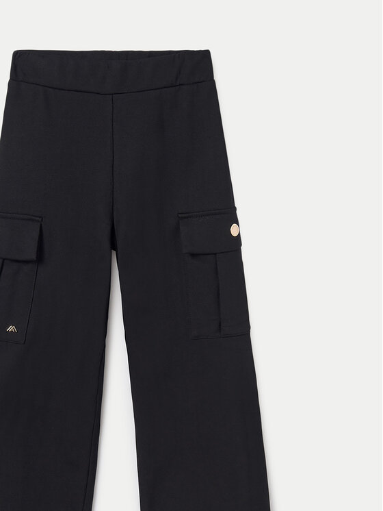 Mayoral Mayoral Pantaloni din material 7551 Negru Regular Fit