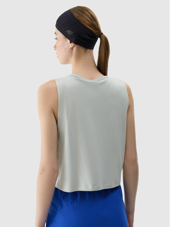 4F 4F Tank top HALNY Szary jasny Regular Fit