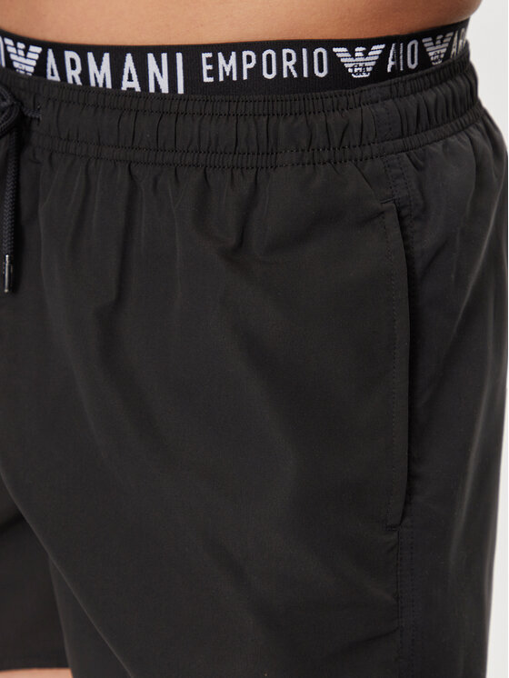 Emporio Armani Underwear Emporio Armani Underwear Plavecké šortky 211740 4R432 00020 Černá Regular Fit
