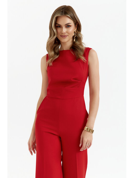 Stylove Stylove Kombinezon S115 Czerwony Comfortable Fit