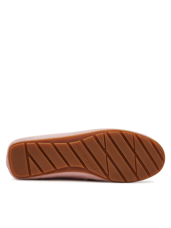 Tommy Hilfiger Tommy Hilfiger Mokaszin Flag Soft Suede Driver Loafer FW0FW08558 Rózsaszín