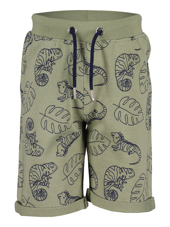 Blue Seven Pantaloni scurți sport 824611 Verde Regular Fit