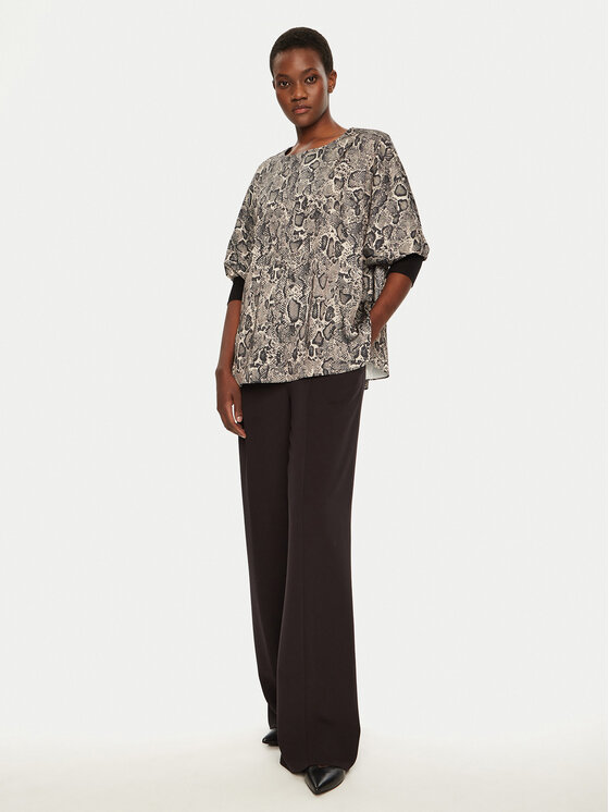 JOOP! JOOP! Bluzka Bine 10018881 30044813 Szary Regular Fit