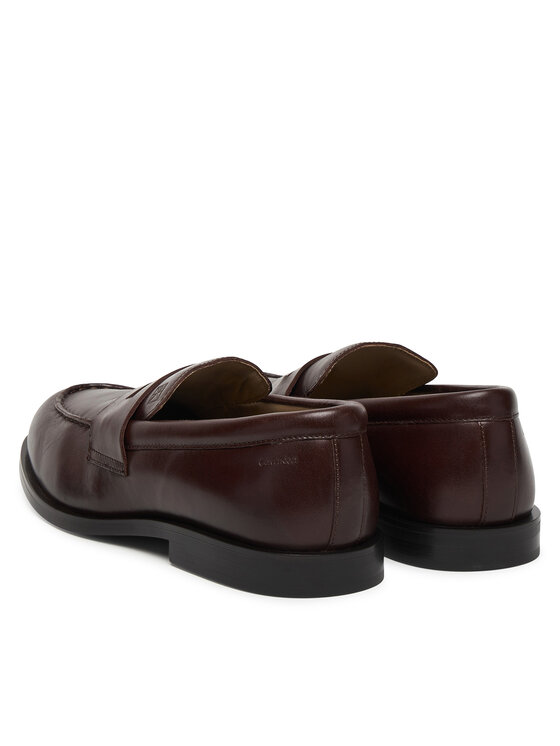 Calvin Klein Calvin Klein Poltopánky Ess Rubber Penny Loafer Pol Lth HM0HM02025 Hnedá
