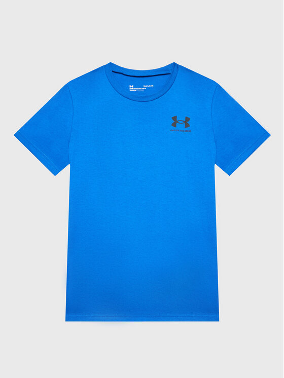 Under Armour Tričko Ua Sportstyle Left Chest 1363280 Modrá Regular Fit