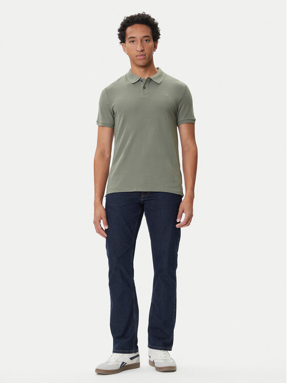 Mustang Mustang Polo Pierre 1016880 Zelena Slim Fit