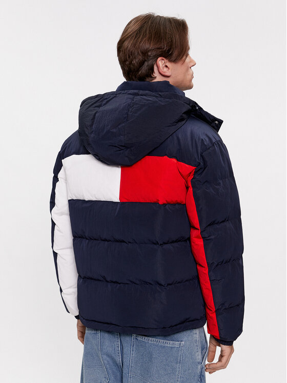 Tommy Jeans Tommy Jeans Pernata jakna Alaska Archive DM0DM18481 Tamnoplava Regular Fit