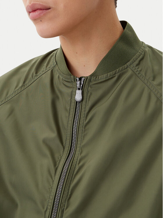 Save The Duck Save The Duck Bunda bomber D32105W TWIL20 Zelená Oversize