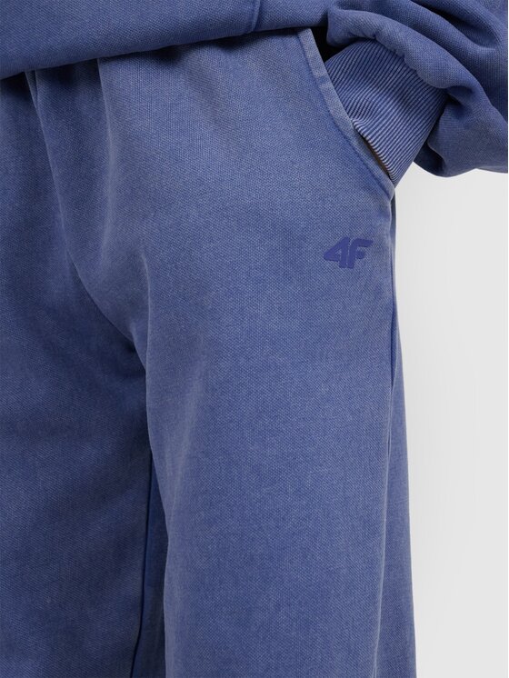 4F 4F Pantaloni da tuta 4FJRAW25TTROF1473-33S Blu Jogger Fit