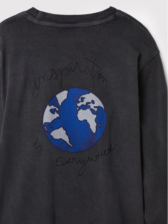 Desigual Desigual Bluza Sergio 22WBTK13 Siva Regular Fit