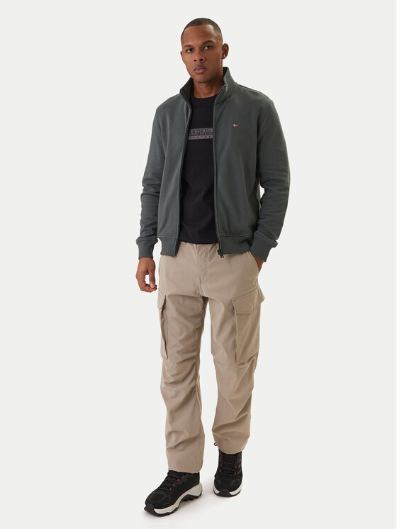 Napapijri Napapijri Mikina Balis NP0A4HHW Zelená Regular Fit