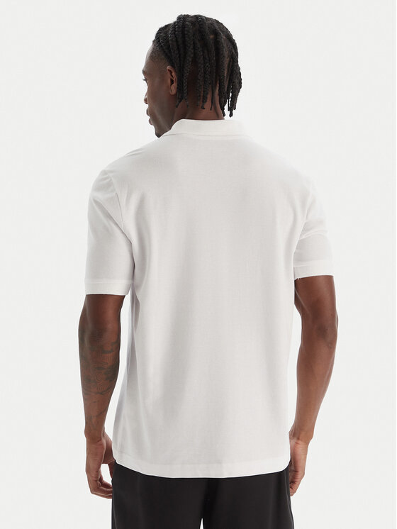 Kappa Kappa Tricou polo Logo Sharas Mss 302B3D0 Alb Regular Fit