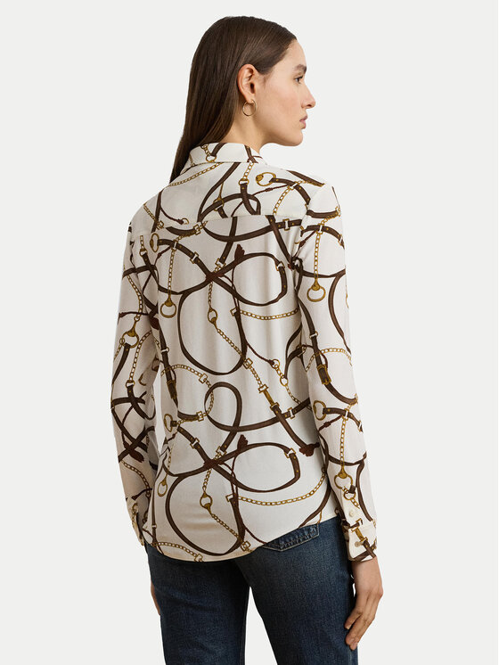 LAUREN RALPH LAUREN LAUREN RALPH LAUREN Koszula 200963878001 Biały Slim Fit