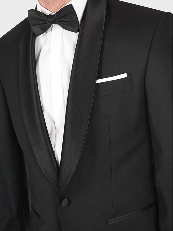 Evenemen Evenemen Garnitur Smoking Pro Czarny Slim Fit
