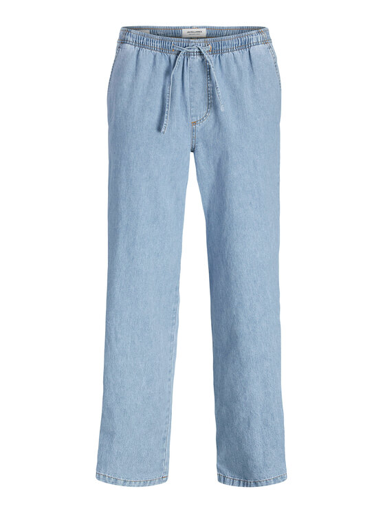Jack&Jones Jack&Jones Hlače iz tkanine Bill 12270255 Modra Relaxed Fit
