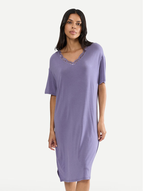Triumph Triumph Noční košile Timeless Sensuality 10222628 Fialová Relaxed Fit