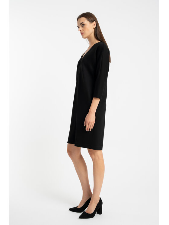 CLICK CLICK Φόρεμα κοκτέιλ 60-6150 Μαύρο Regular Fit
