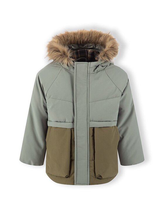 minoti minoti Kurtka zimowa 33COAT200 Khaki Parka Fit